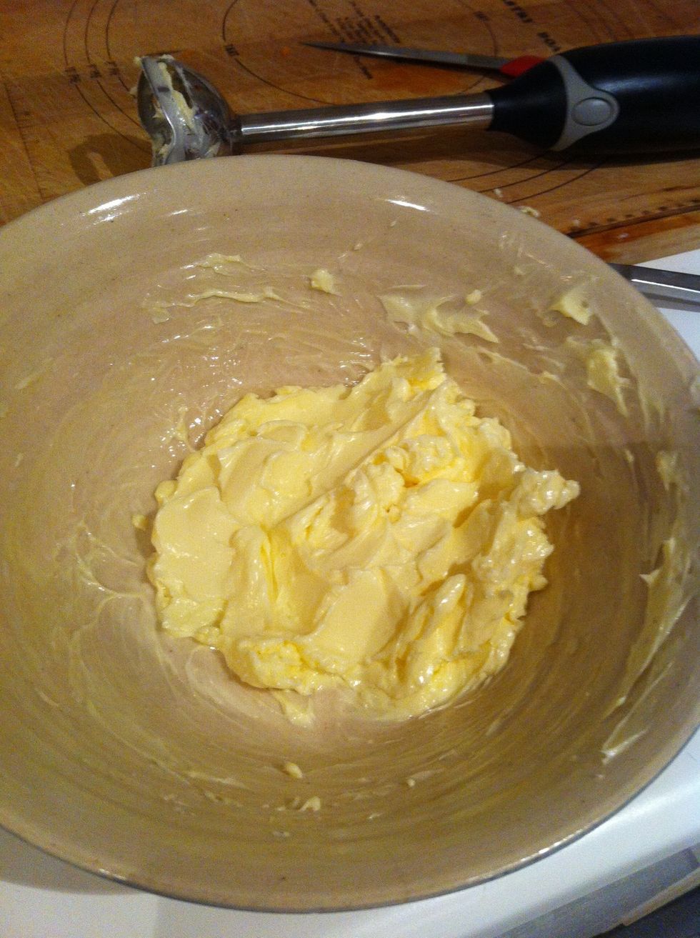 Whip the butter