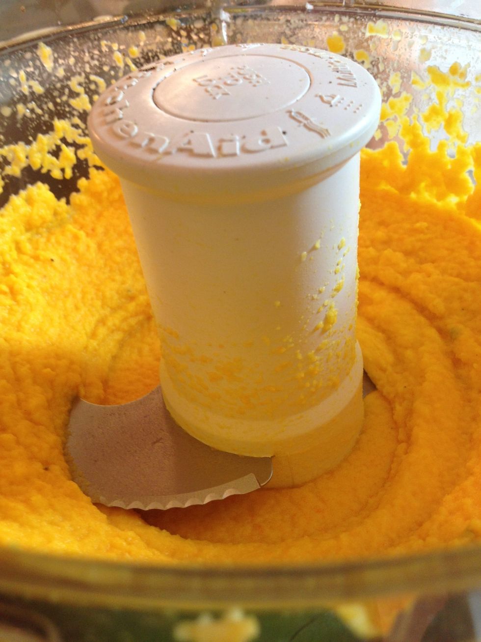 Whip the carrots, parsnips, cream and butter until as smooth as you desire. You do not need to add salt and pepper. These ingredients make it flavourful enough. BUT, to each their own.