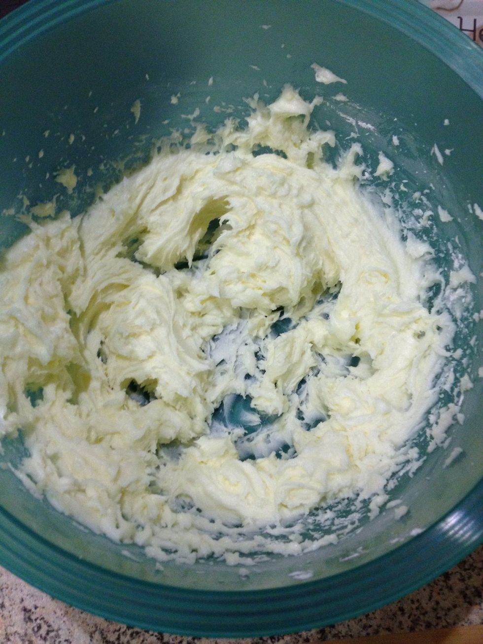 Whip until it is creamy and soft