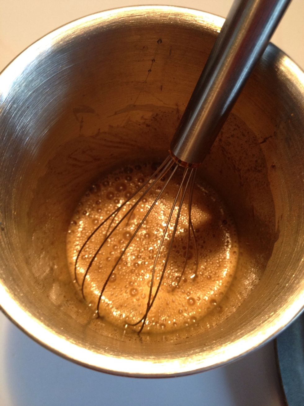 Whisk eggs, milk, sugar and cinnamon together!
