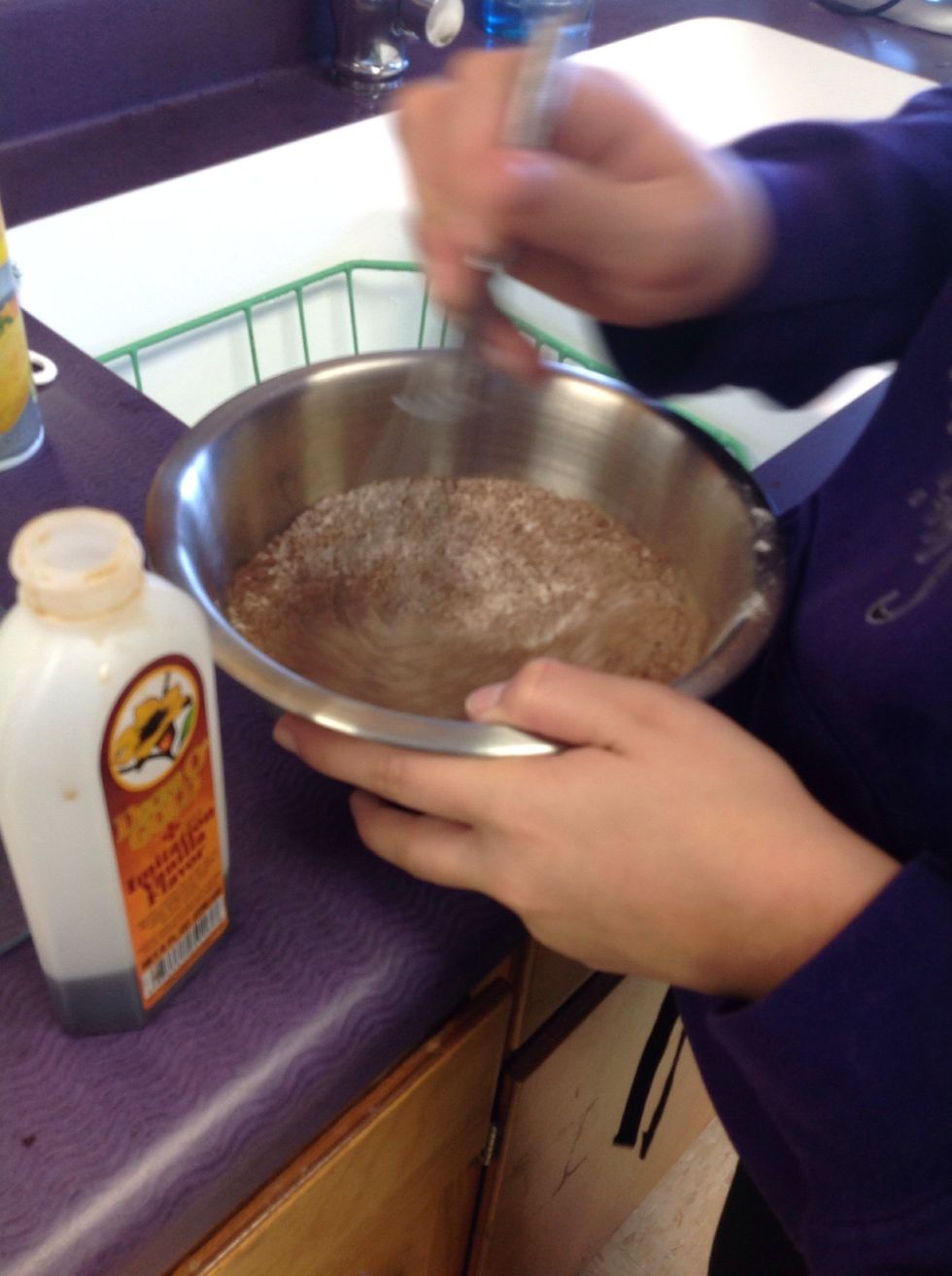 Whisk flour mix