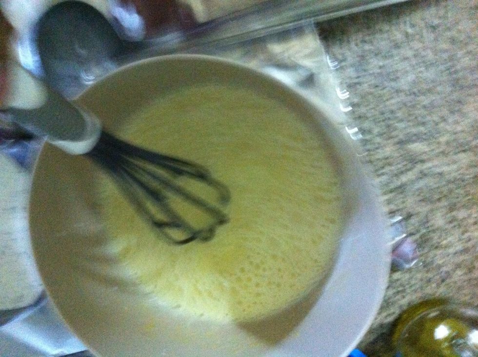 Whisk for about 1 minute