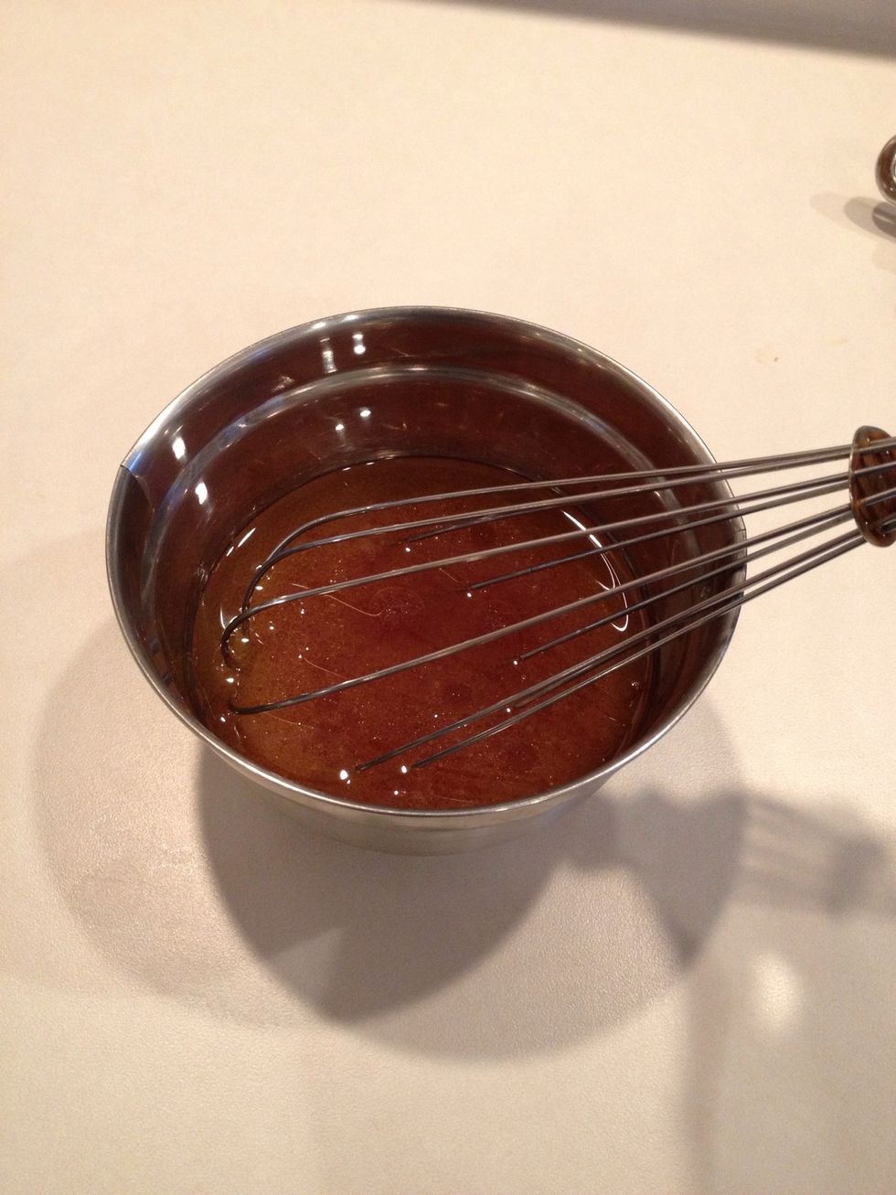 Whisk ingredients.