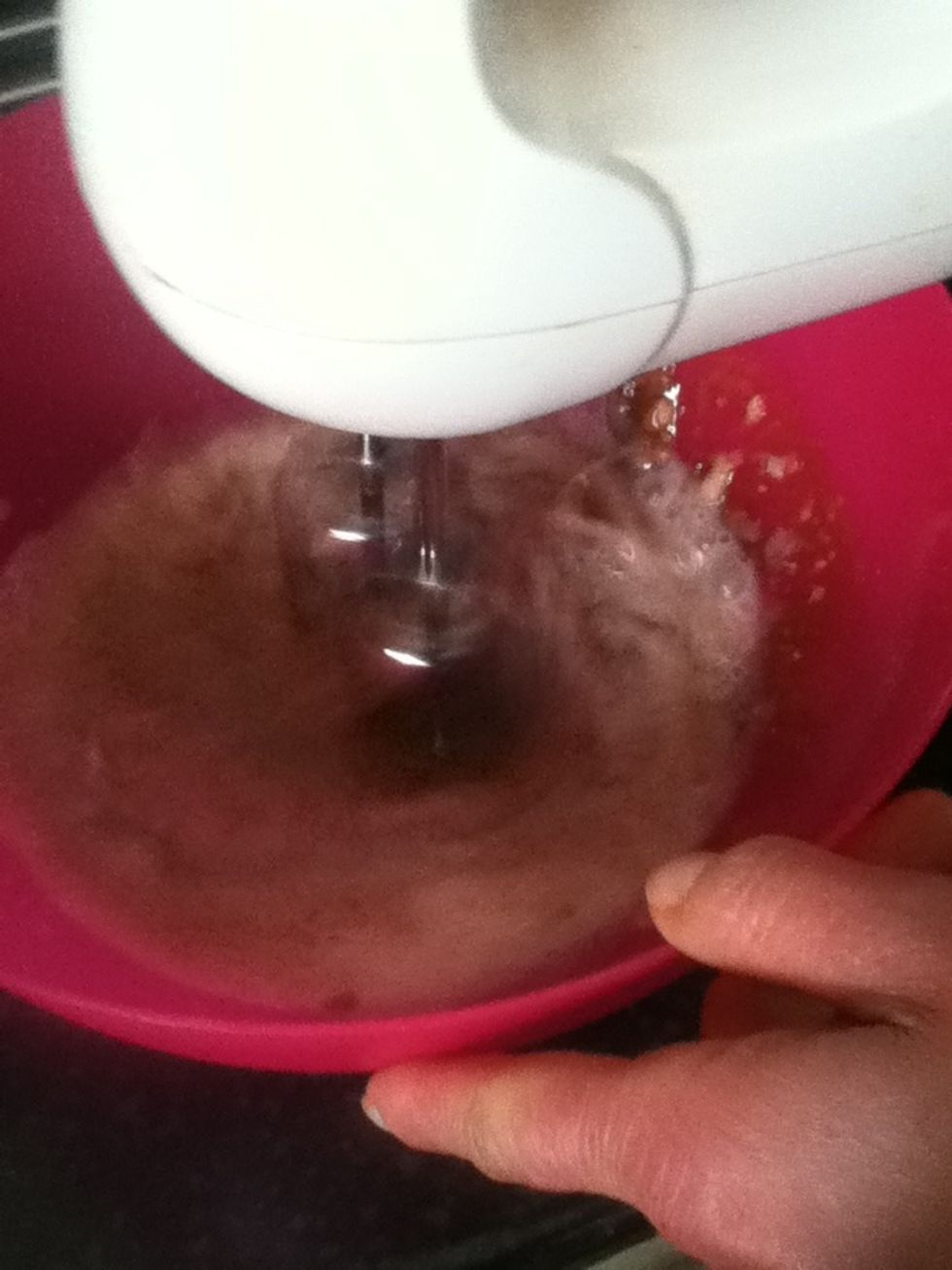Whisk it up (my mum's hand lol)