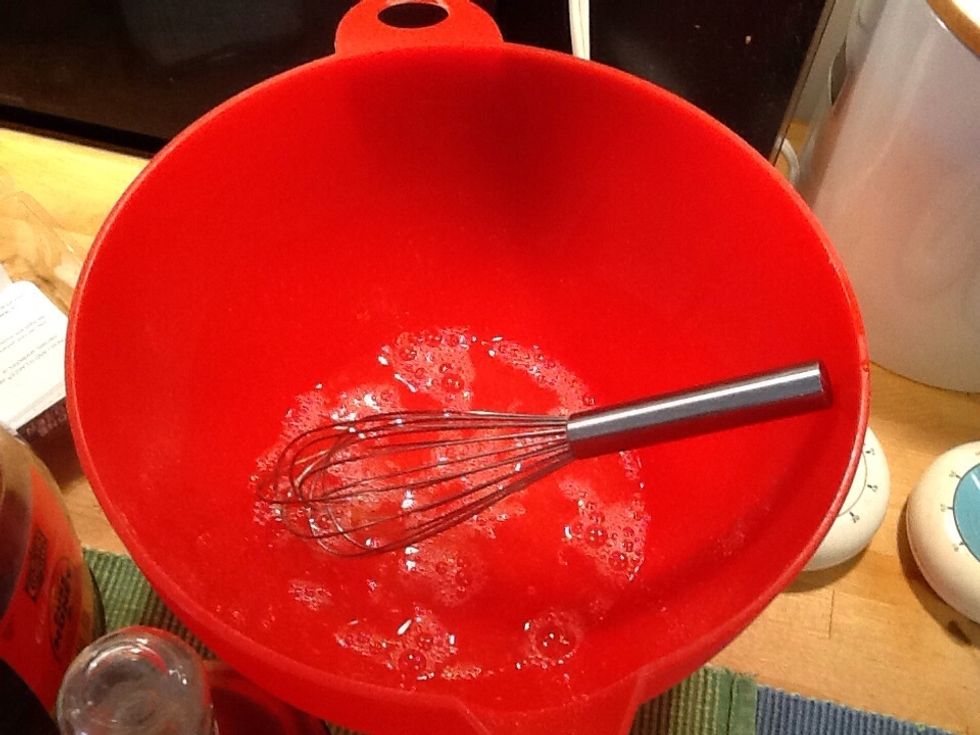 whisk the egg whites