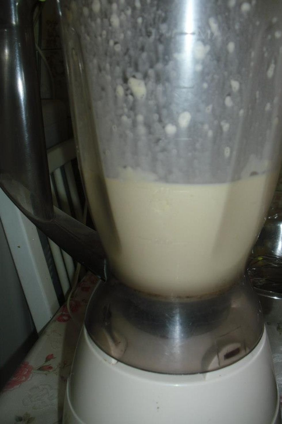 whisk them together for about a minute. The mixture should be a bit lumpy.