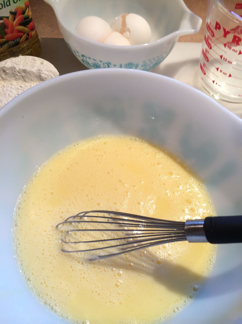 Whisk thoroughly.