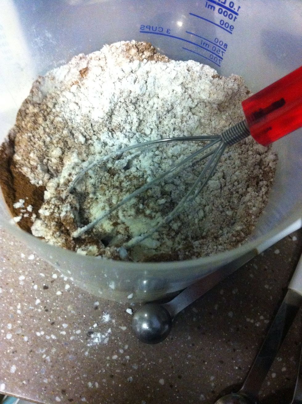 Whisk to get rid of lumps