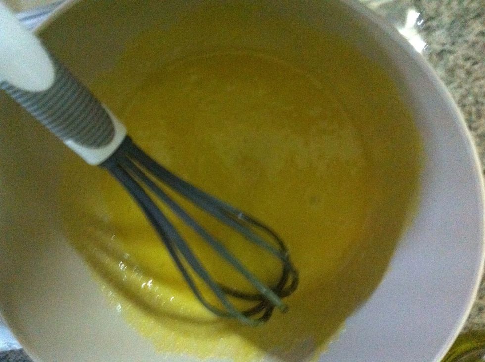 Whisk together for about 30 seconds