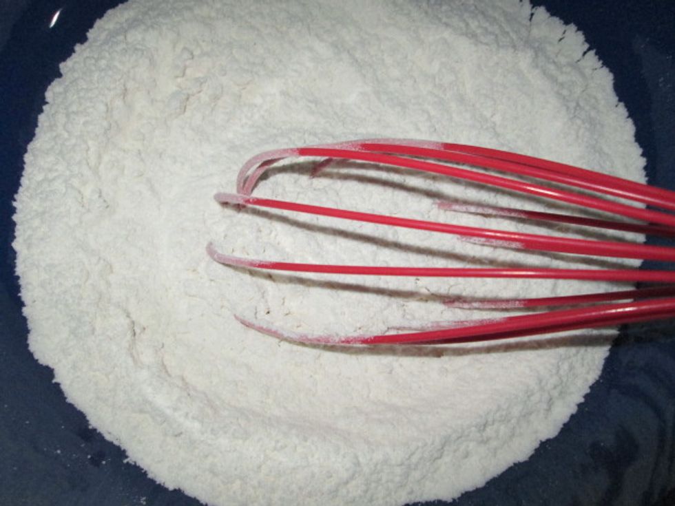 Whisk together the flour, baking soda, and salt. Set aside.