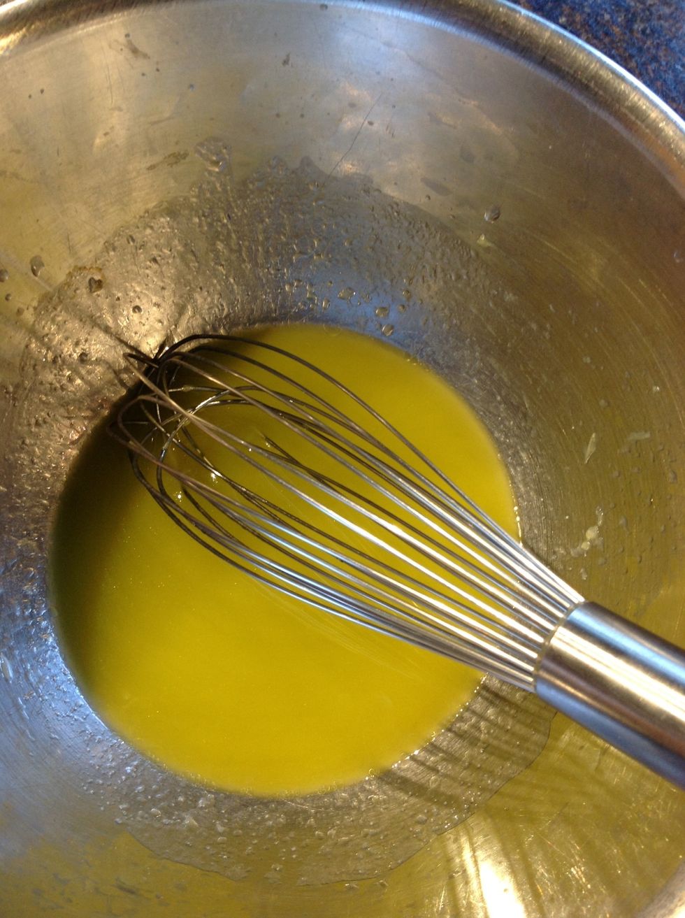 Whisk together the lime juice, sea salt and Olive Oil until salt dissolved and the mixture is emulsified 1 to 2 minutes.  Set aside.