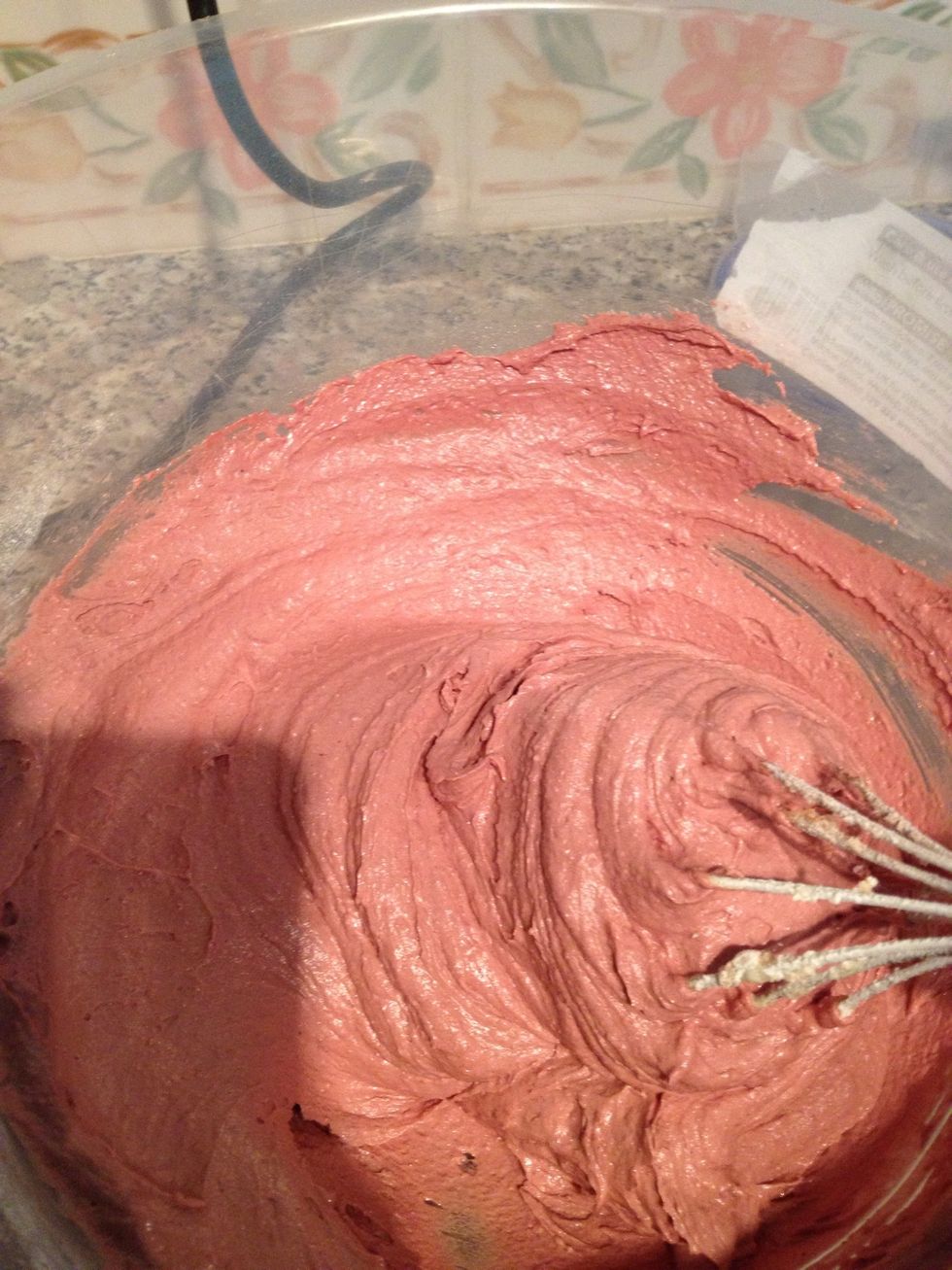 Whisk together until flour and salt mixed in. As you keep adding flour it gets tougher to whisk by hand add some muscle into it! \ud83d\udcaa