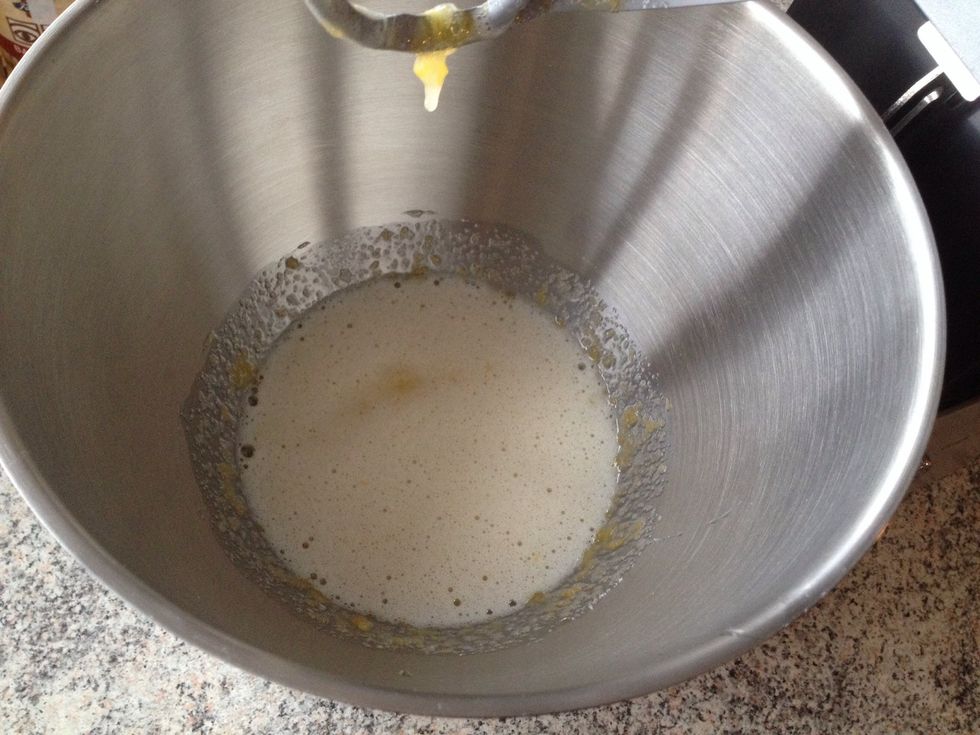 Whisk until light and fluffy