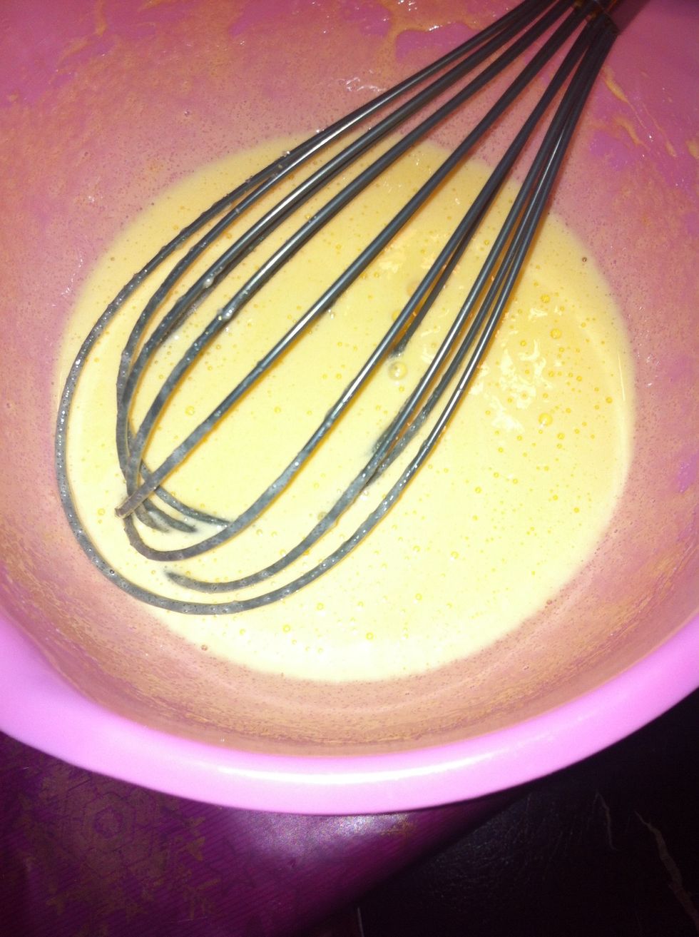 Whisk until light and fluffy