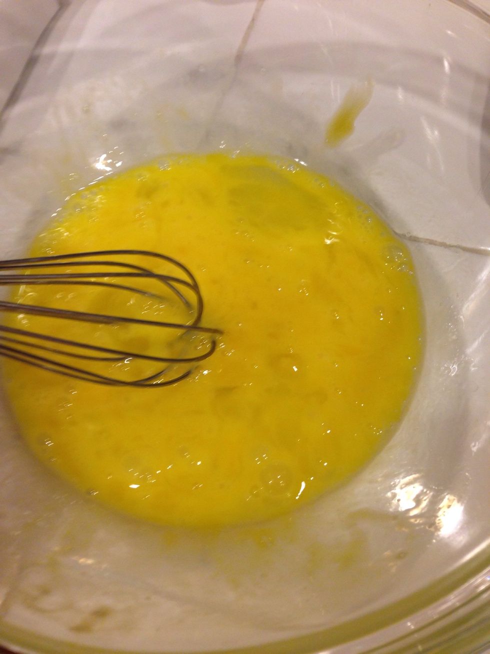 Whisk until scrambled