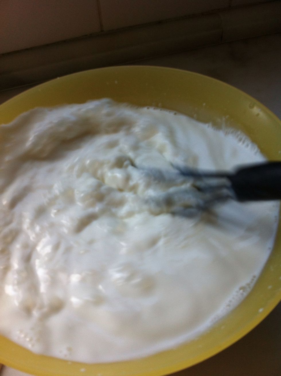 Whisk very well.... Until No lumps left