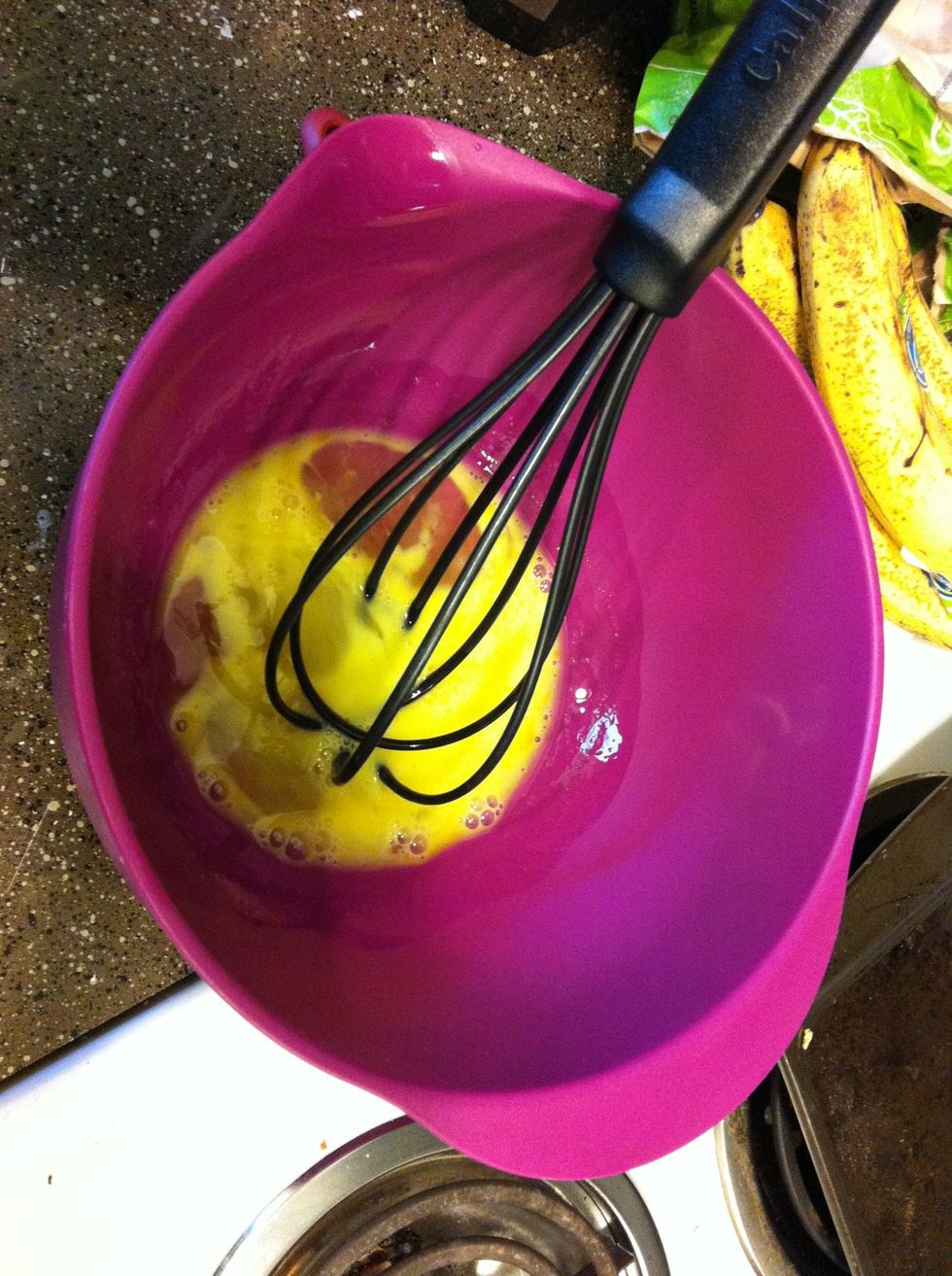 Whisk your eggs together