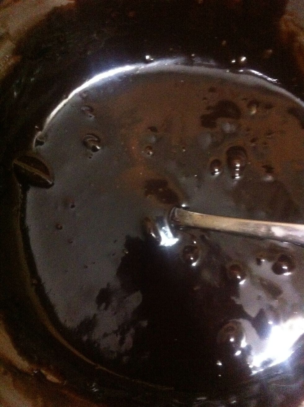 Whisking in egg yolks transforms your tempered chocolate into silky and glistening