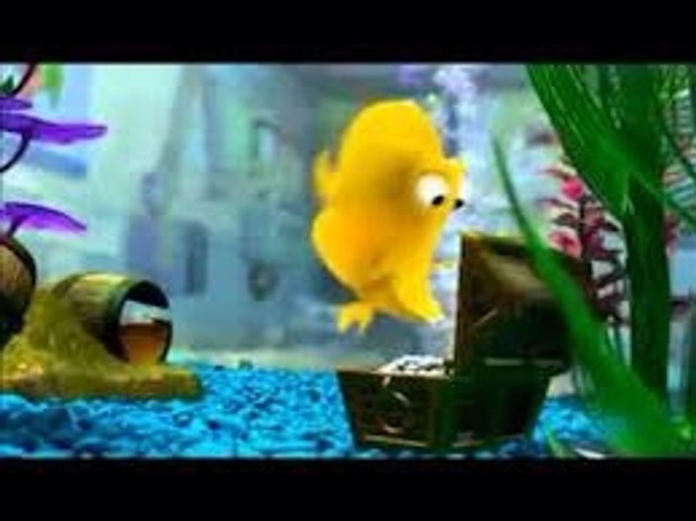 *whisper* that chest was actually a control panel. O_o Movie: finding nemo