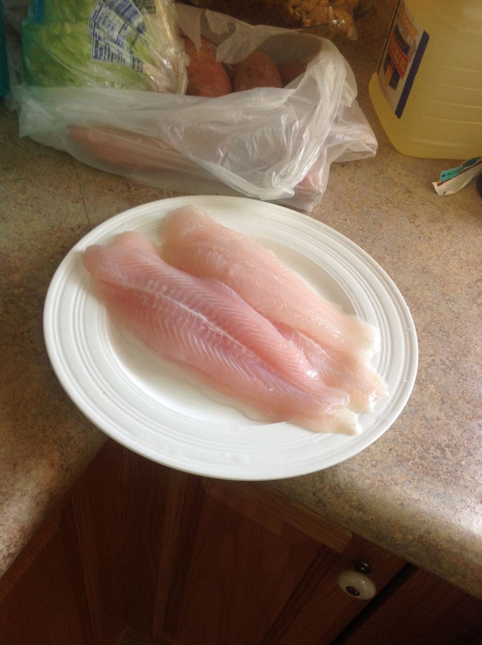 White meats like flounder or cod work the best!
