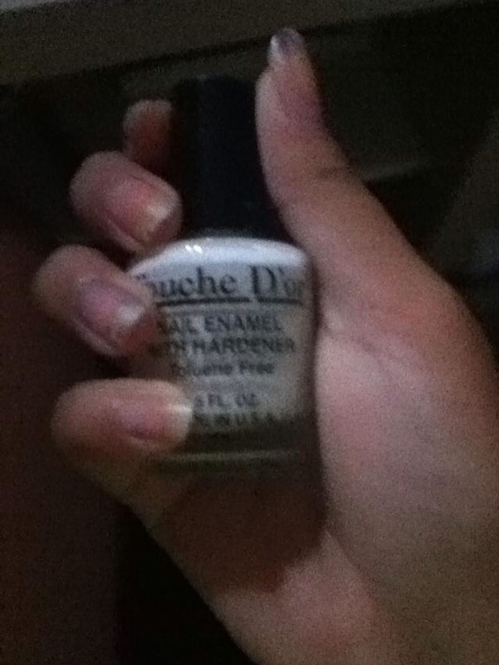 White Nail Polish.