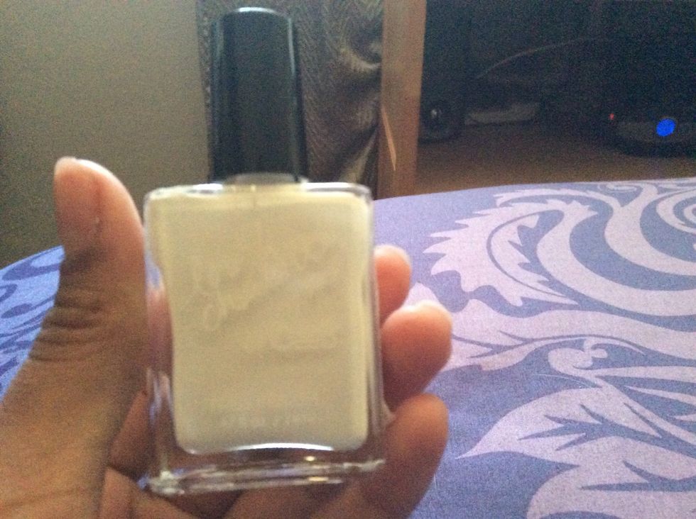 White nail polish