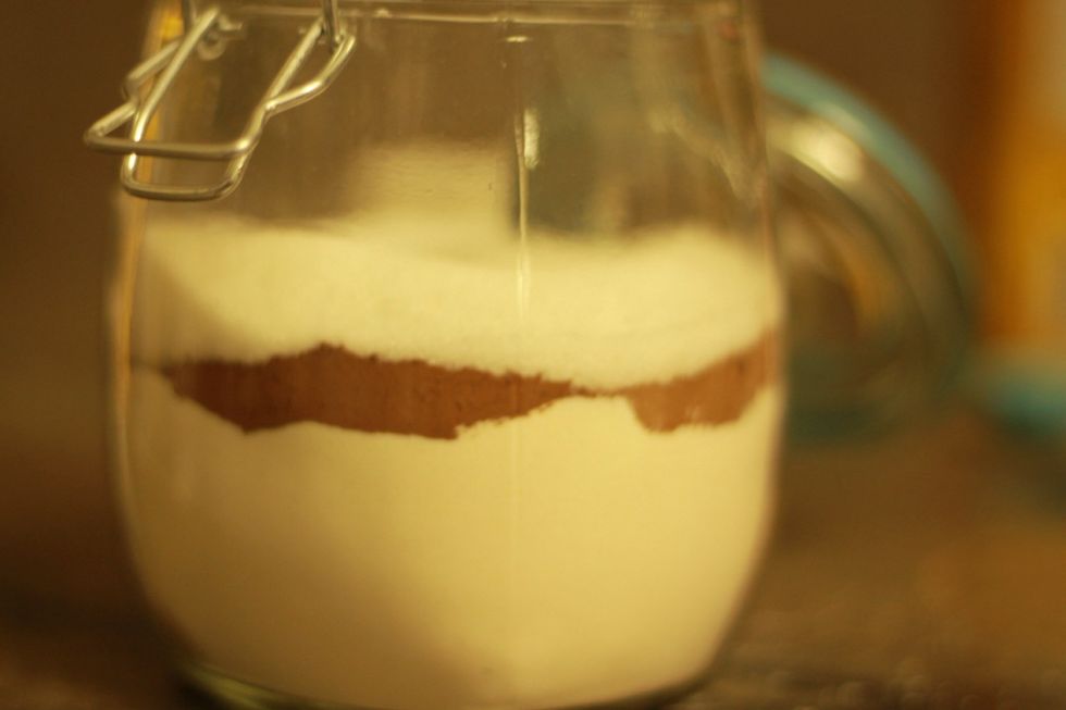 White sugar. Tap. Tap.