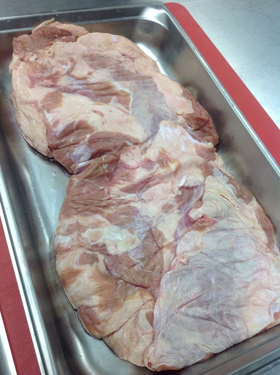 Whole veal breast