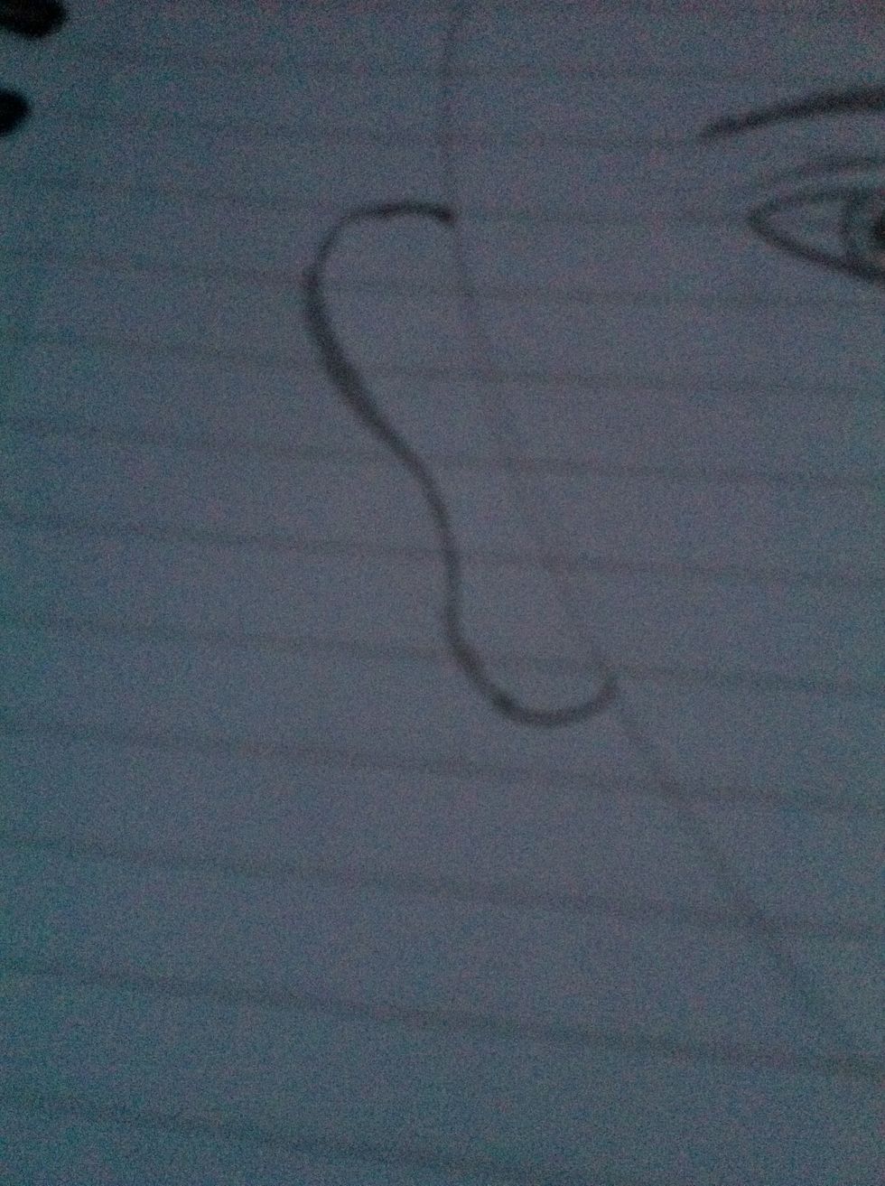 Widen it out and join up to make the full ear