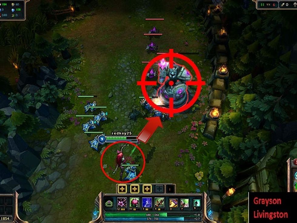 Win by destroying enemy turrets and their Nexus. The game is won when the enemy\u2019s main structure, called their Nexus, is destroyed. This structure is located on the opposite side of the map.