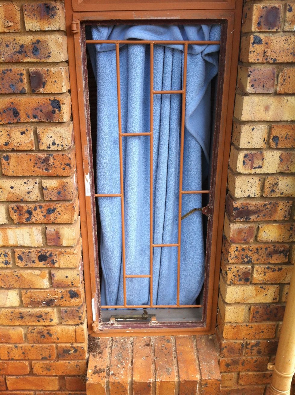 Window frame cleaned up and ready