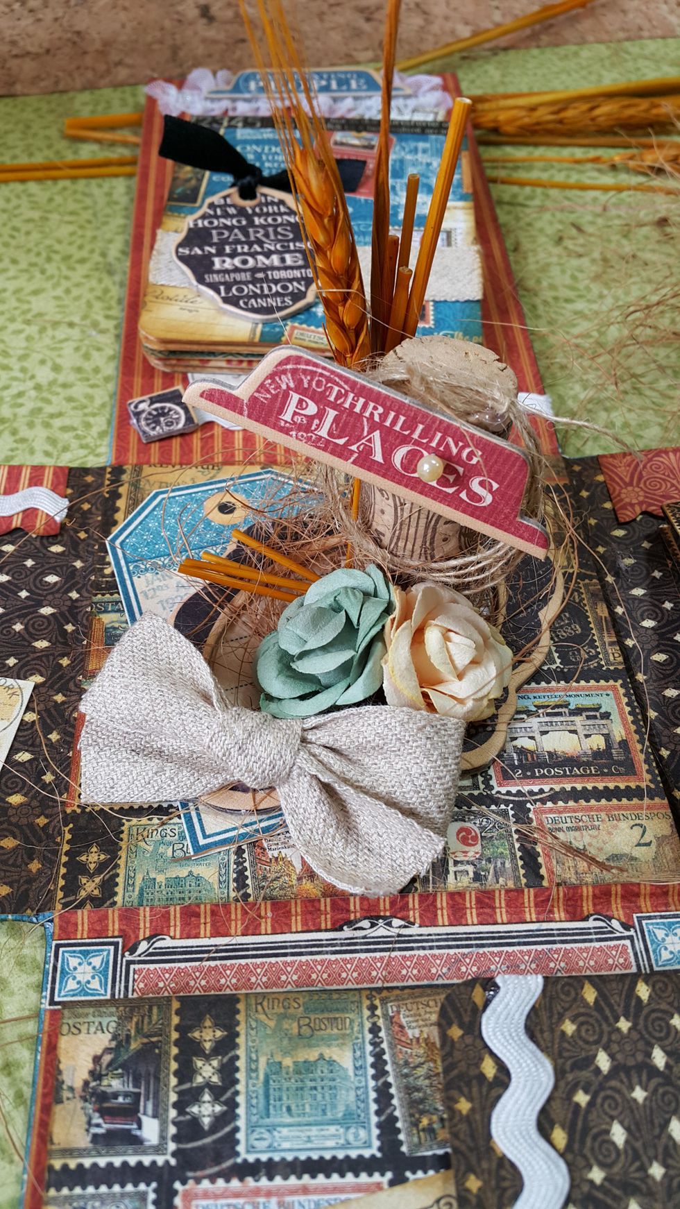 Wine cork as a street sign.