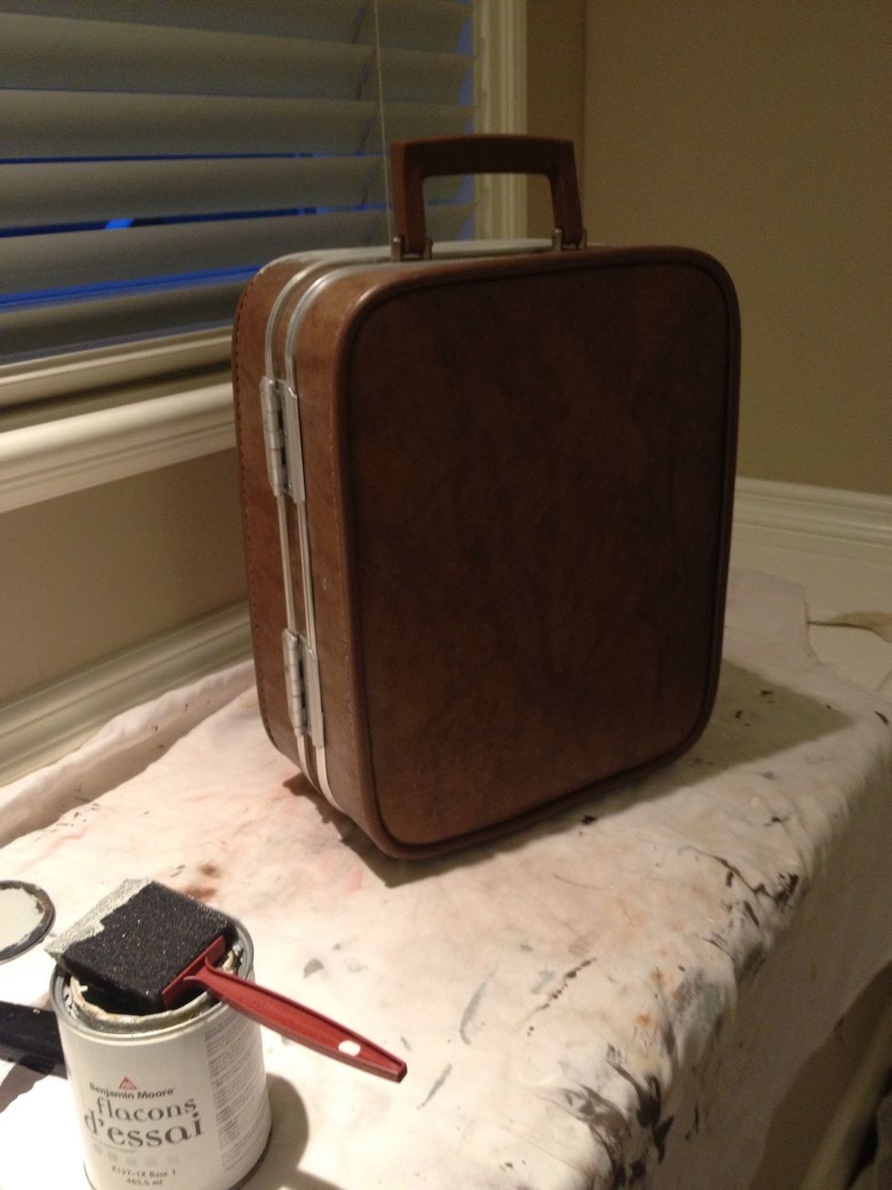 Wipe clean with a wet cloth, make sure there is no dust or dirt, gently sand any metal parts