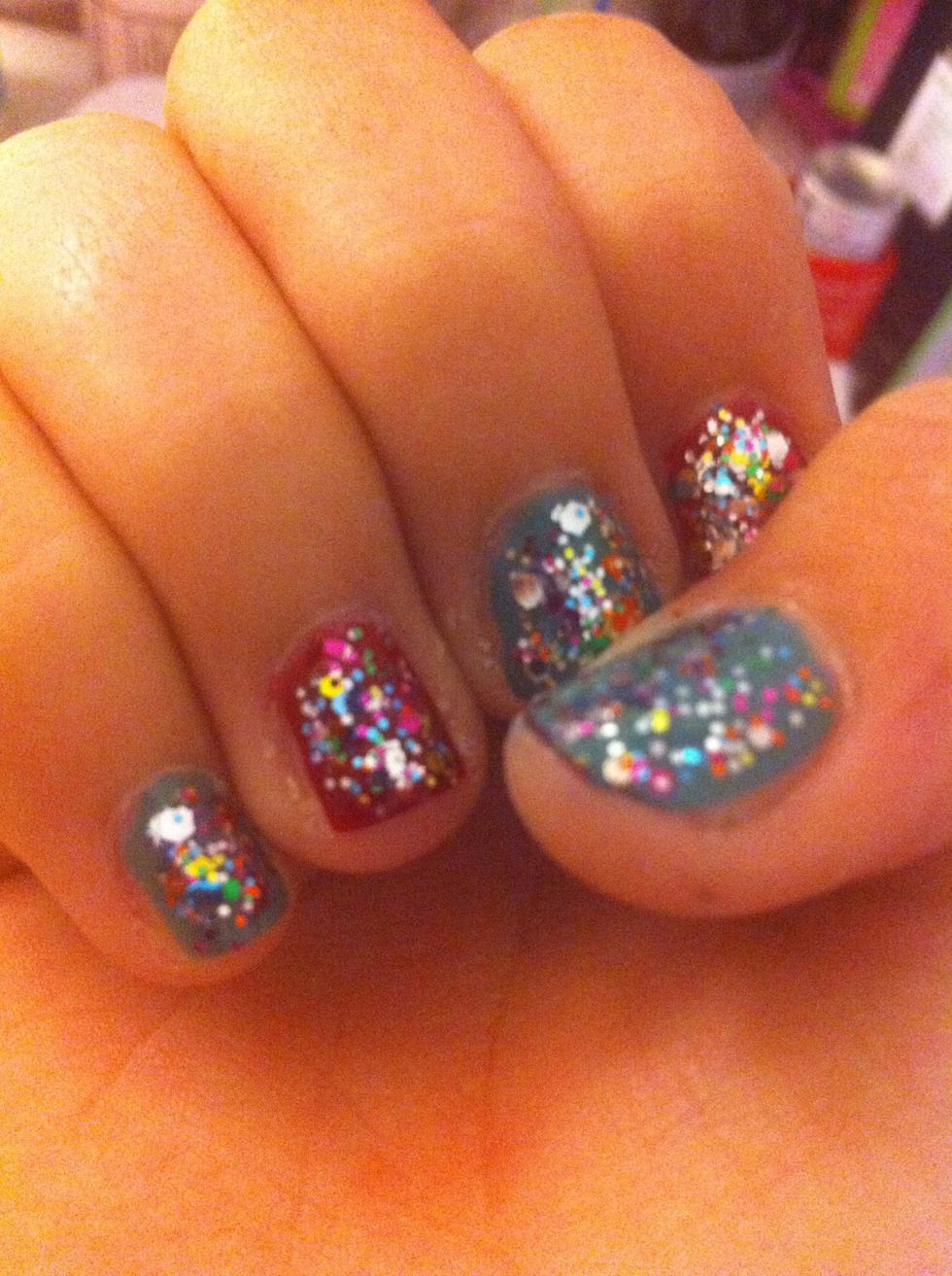 Wipe off any excess paint and enjoy! Hope I helped!