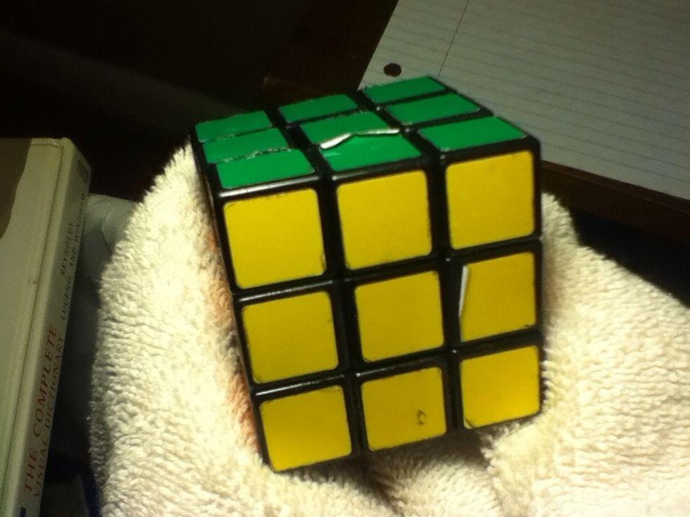 Wipe off any extra jelly with the rag