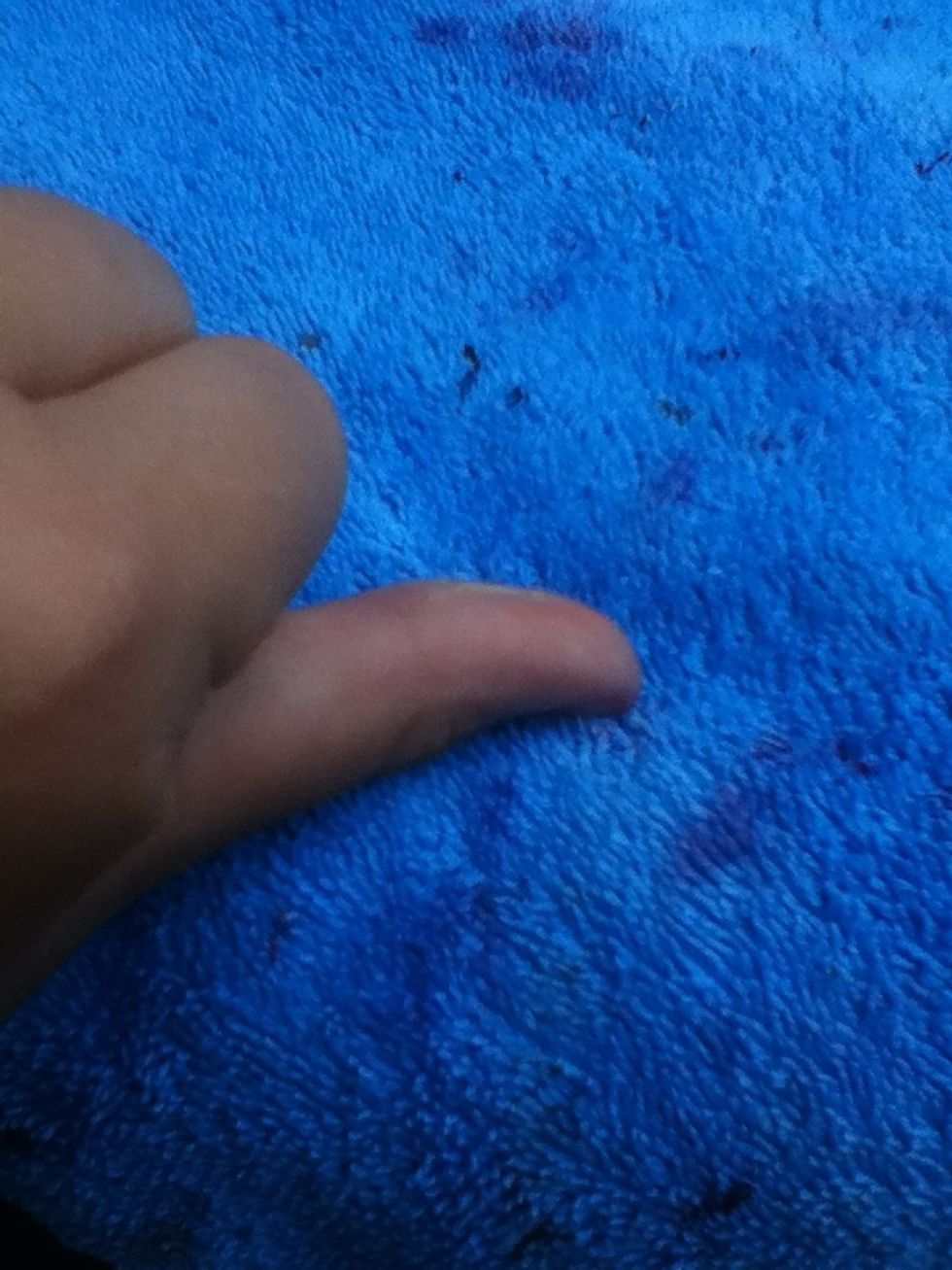 Wipe off excess oil onto your towel.