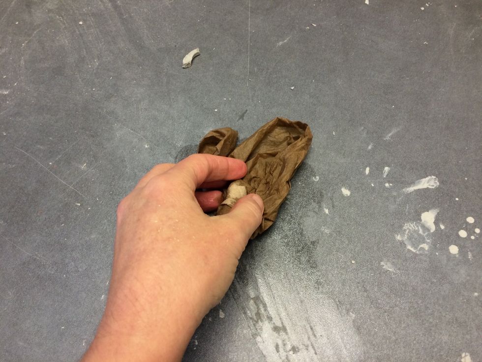 Wipe off your area. You are done! Next week we will paint your self portraits!