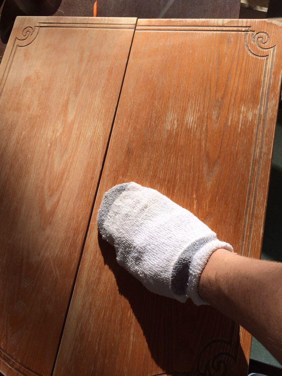 Wipe the dust off. That's right it's a sock. Good job glad you noticed, you have wonderful attention to detail. I don't even like that sock anymore it slips off when I walk. That's called karma.