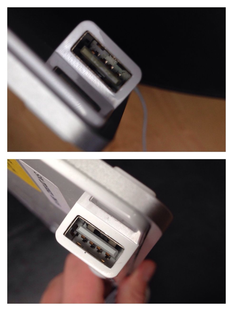 Wired Apple keyboards have a USB-port on each side.