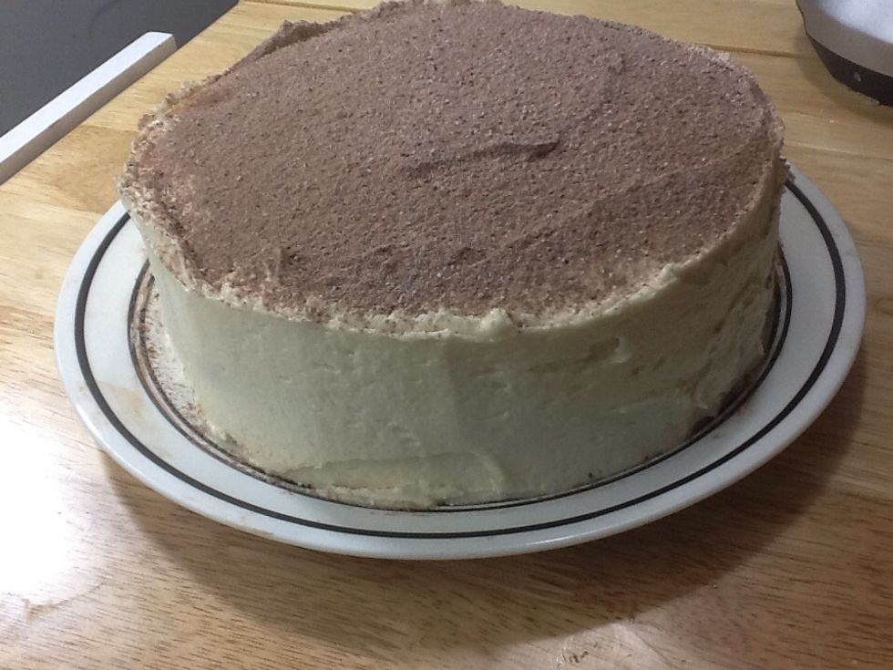 With a sifter dust the top with Cocoa powder, Enjoy! Please like and follow me if you enjoyed this recipe, also visit me on YouTube and www.cookingwithavoir.com