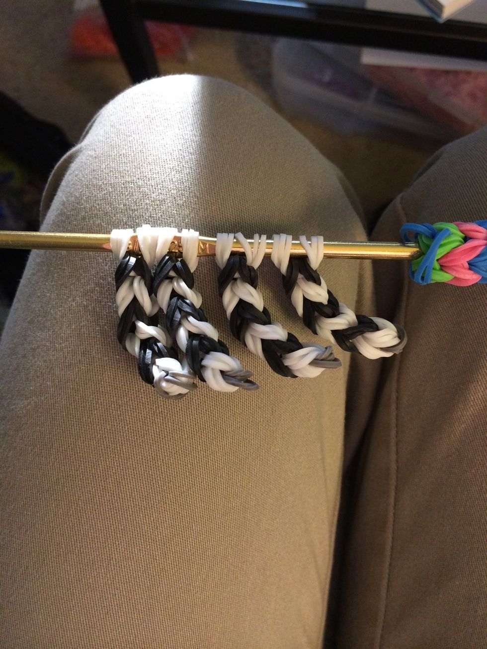 With all 4 legs done let's work on the tail, nose and ears.