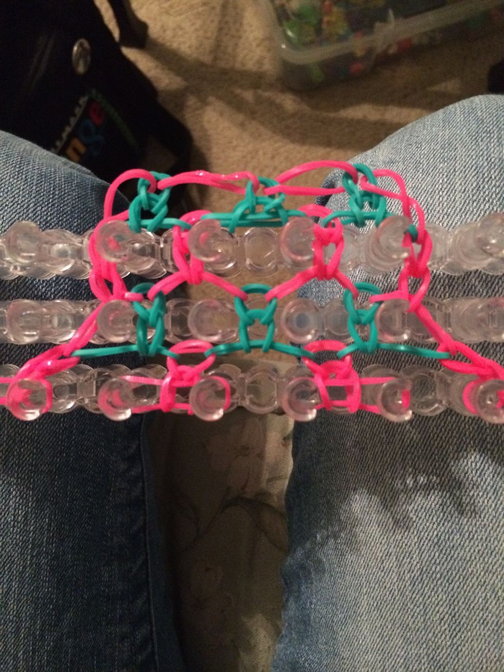 With another set of pink done :)