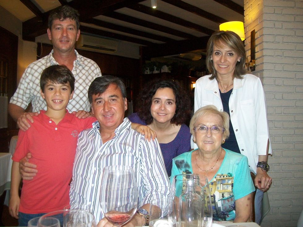 With Family in Barcelona