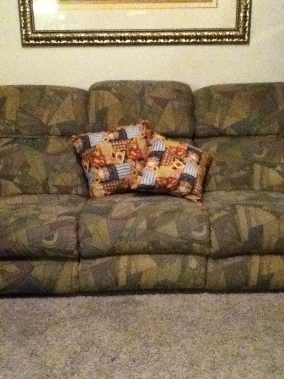 With my grandma's help, I made these fall inspired pillows. Make sure to like (\u2764) this "guide" if you would like me to make a guide on how to do this. @Carly Lyn