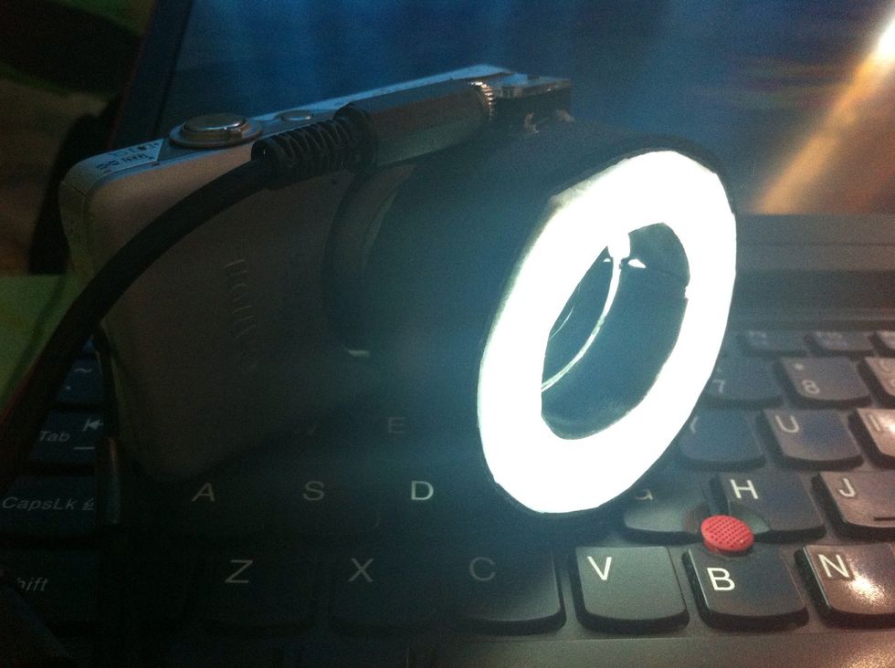 With O ring LED light we can get more better lighting for take a photo, specialy for indoor photo session