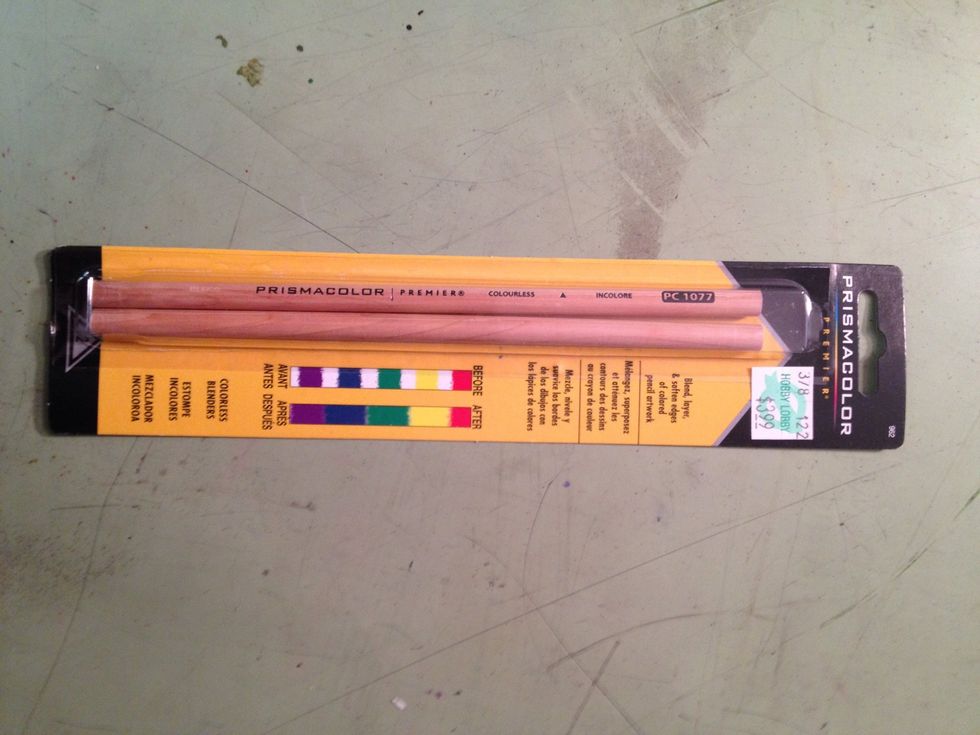 With prismacolor colored pencils though I love their colorless blenders!!! These are great for getting that polished and smooth effect!! I wouldn't draw without them!!