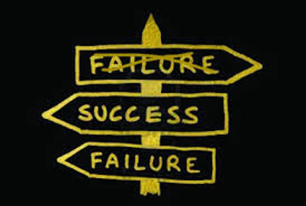 with success comes failure.