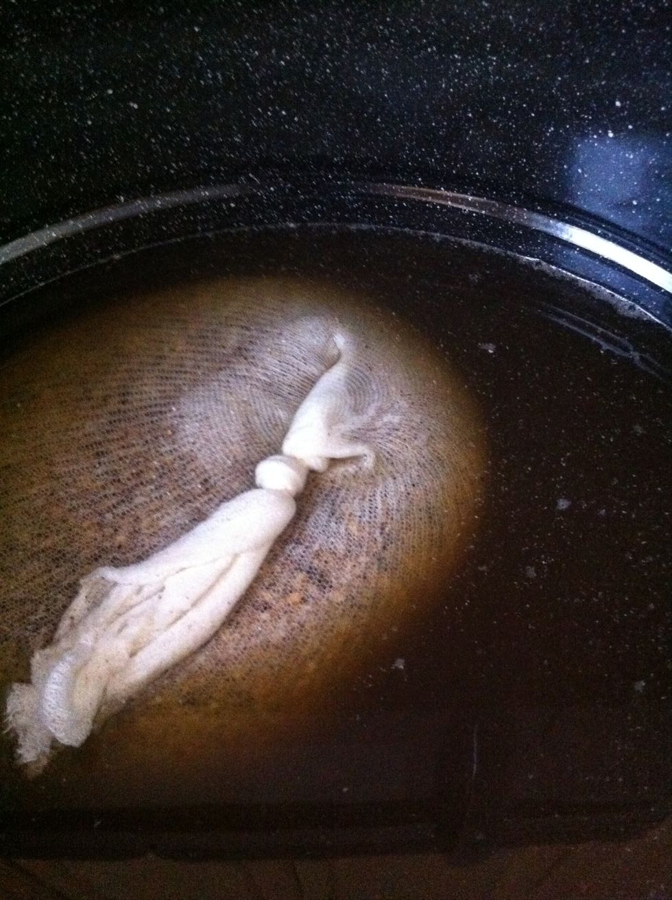 with the burners on and the lid OFF bring this pot to about 150 degrees or until you see steam begin to rise off the water. and listen to judas priest while you wait.