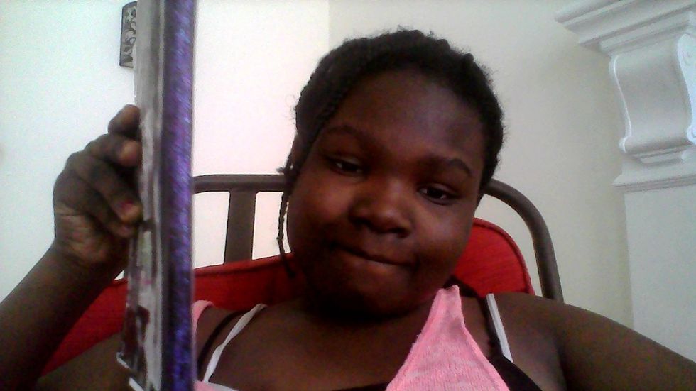 with the glitter polish u can put it on the binding part of notebook or composition book