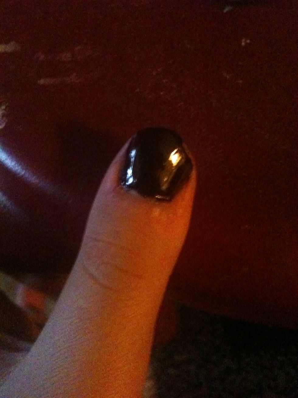 With the second layer it will be nice and dark.